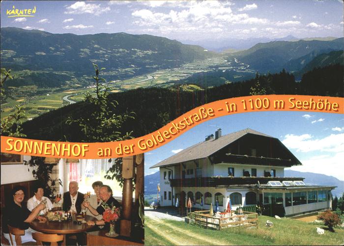 Spittal Drau Sonnenhof an der Goldeckstrasse mit Alpenpanorama