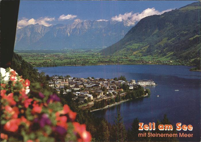 Zell See mit Steinernem Meer und Alpenpanorama