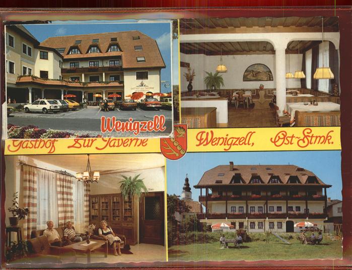 Wenigzell Gasthof Pension Zur Taverne Garten Aufenthaltsraum