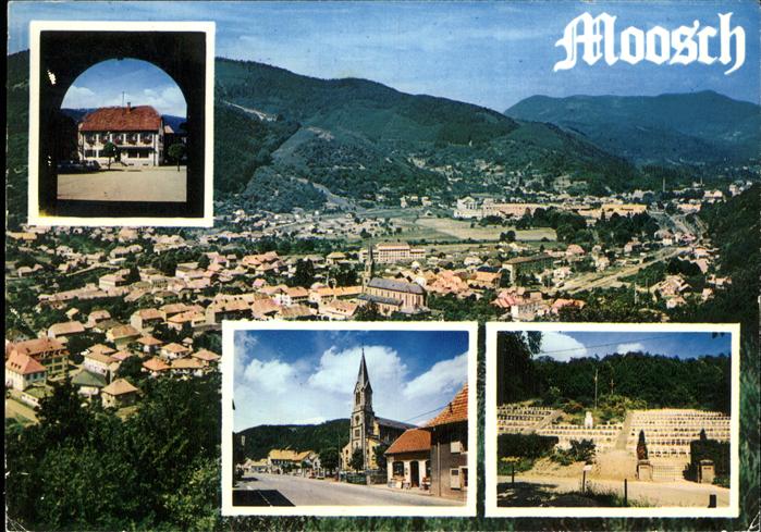 Moosch Haut Rhin Alsace Fliegeraufnahme