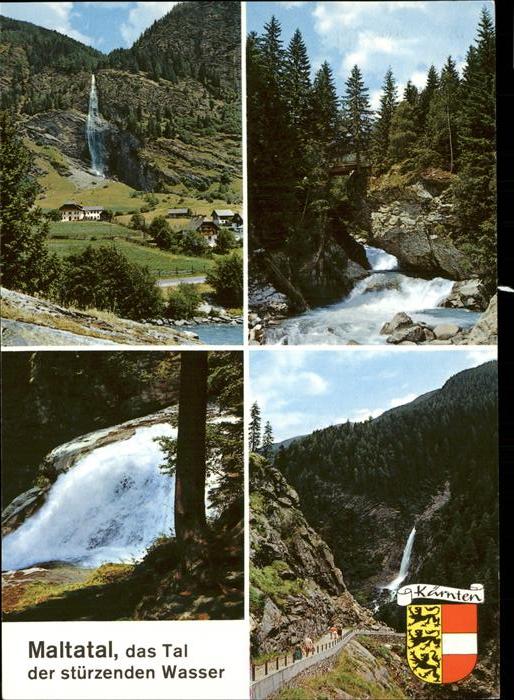 Kaernten Wappen stuerzenden Wasser