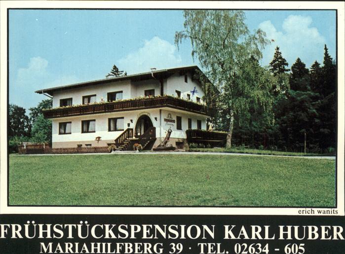 Mariahilf Frueckstueckspension Karl Huber