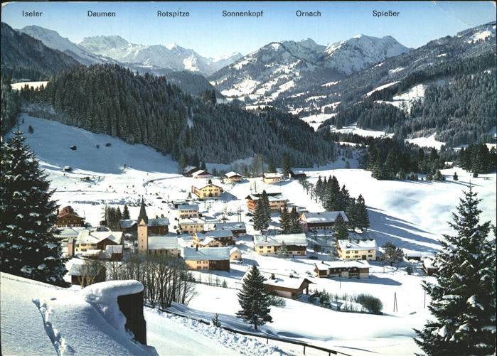Jungholz Tirol Daumen Sonnenkopf Ornach Spiesser