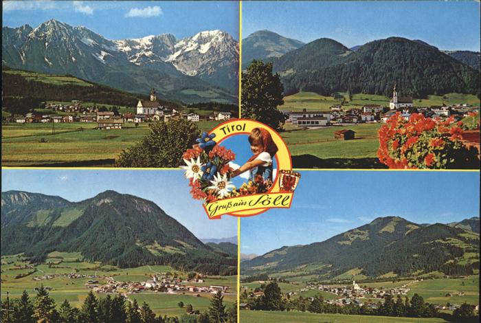 Soell Tirol Tracht Edelweiss