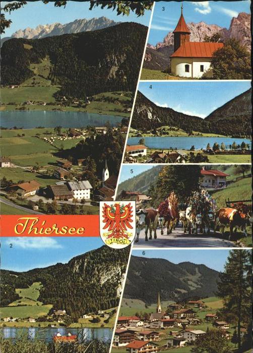 Thiersee Wappen Kuehe Kirche Hinterthiersee