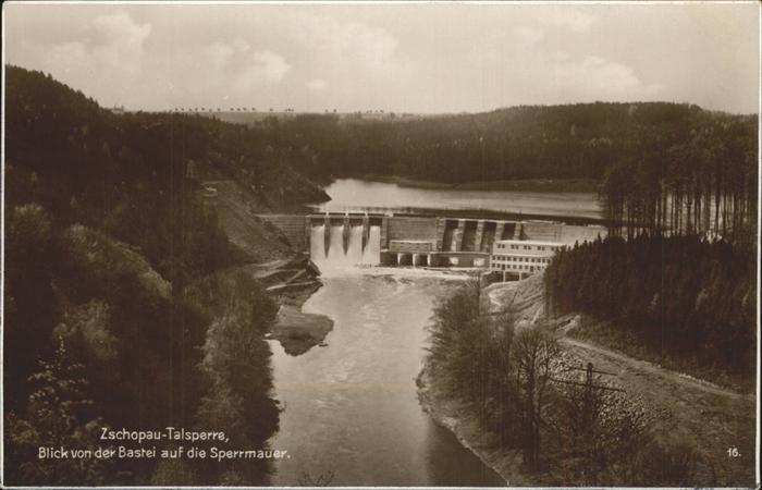 Zschopau Bastei Sperrmauer