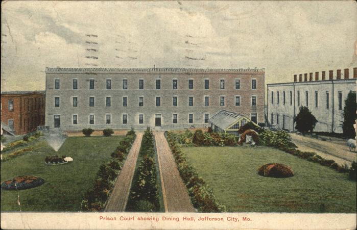 Jefferson City Montana Prison Court showing Dining Hall