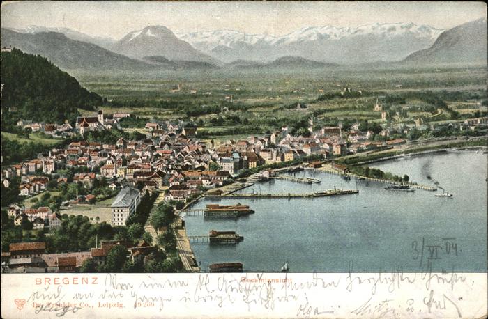 Bregenz Vorarlberg Gesamtansicht