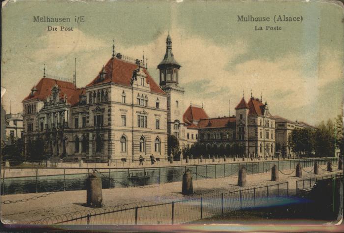 Muelhausen Elsass Post Poste