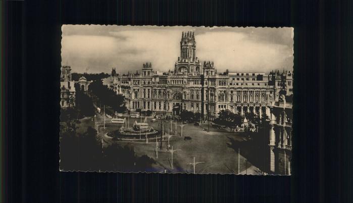 Madrid Spain Fuente de la Cibeles Casa de Correos