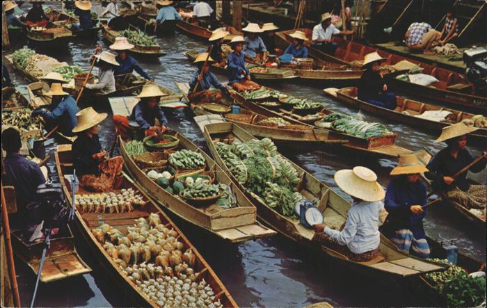 Ratchaburi Floating Market Damnernsaduok