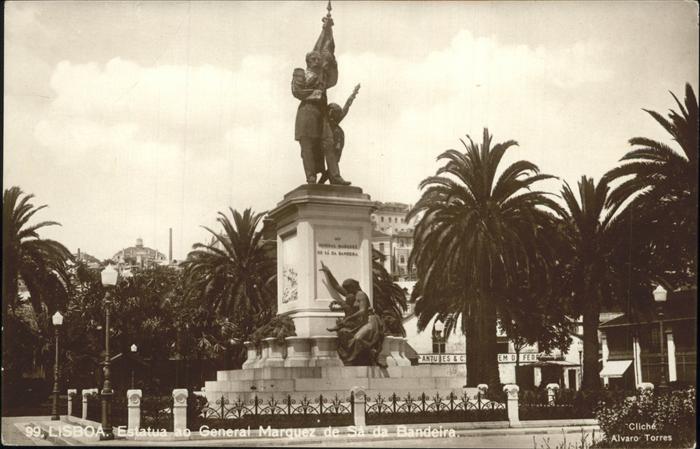 Lisboa Estatua ao General Marquez de Sa da Bandeira
