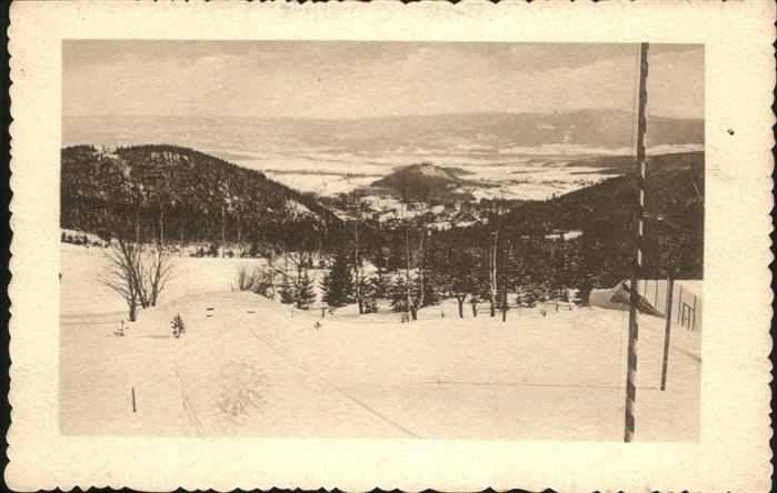Krummhuebel Riesengebirge Berghotel zur Teichmannbaude Talblick Riesengebirge