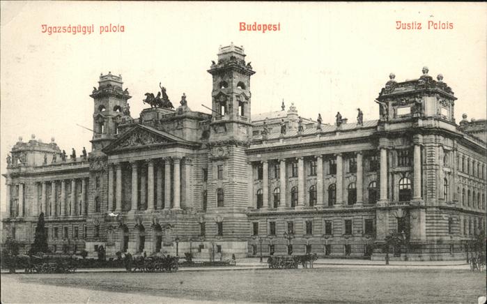 Budapest Jgazsaguegyi palota Justiz Palais