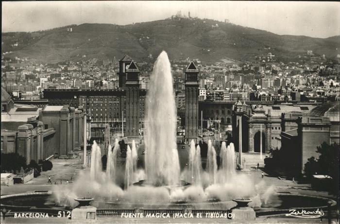 Barcelona Cataluna Fuente Magica