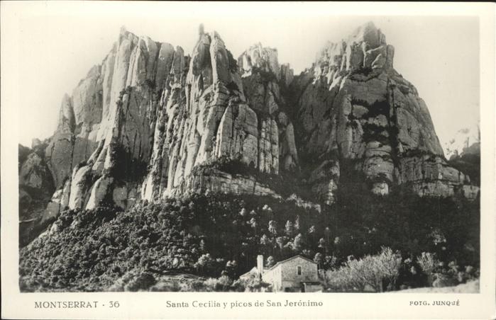 Barcelona Cataluna Santuario Santa Cecilia y Picos de San Jeronimo Montserrat