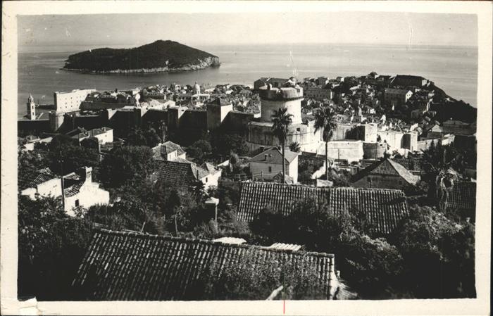 Dubrovnik Ragusa Panorama Insel