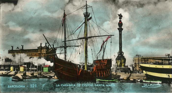 Barcelona Cataluna La Carabela de Colon Santa Maria Karacke Santa Maria von Chri