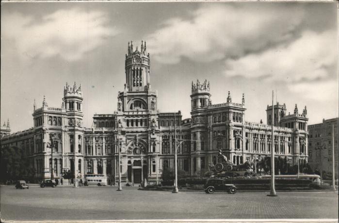 Madrid Spain Palacio de Comunicaciones Monumento Denkmal