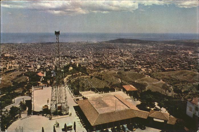 Barcelona Cataluna Vista general de la Ciudad desde el Tibidabo