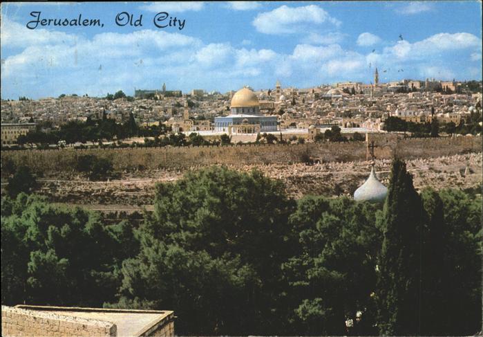 Jerusalem Yerushalayim Old City view from Mt. of Olives