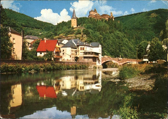 Vianden Vallee de l'Our Chateau Hockelstour Pont
