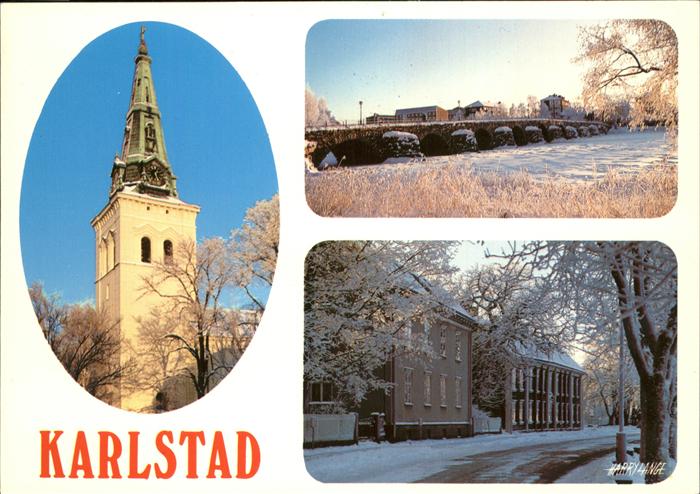 Karlstad Varmlands Lan Domkyrkan oestra bron aelvgatan