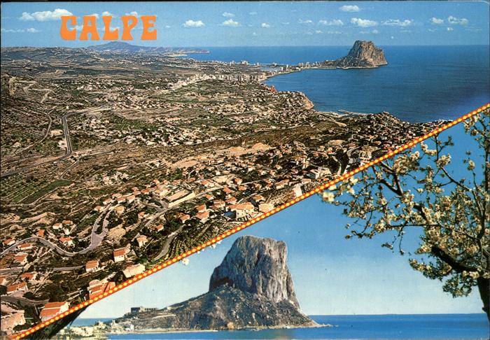 Calpe Vista desde Maryvilla Penyal d Ifac Wahrzeichen