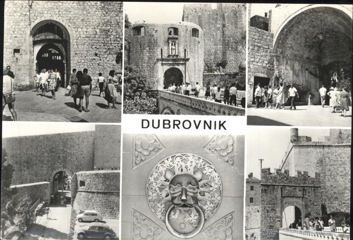 Dubrovnik Ragusa Teilansichten Festung