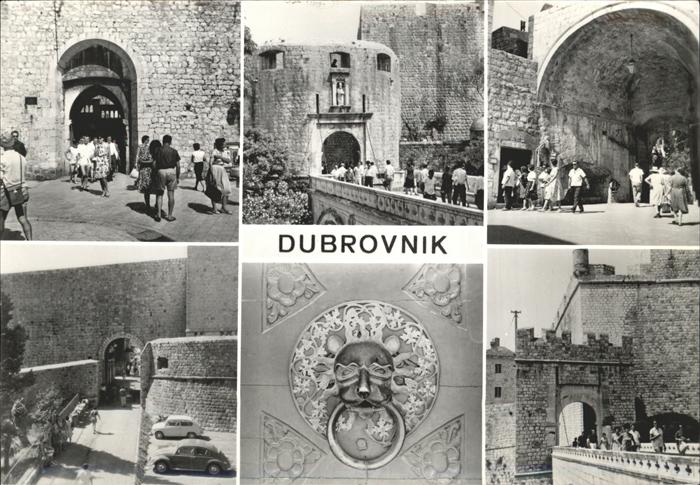 Dubrovnik Ragusa Teilansichten Festung