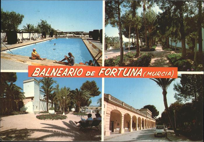 Fortuna Murcia Balneario Piscina Termal y jardines Thermalbad Garten