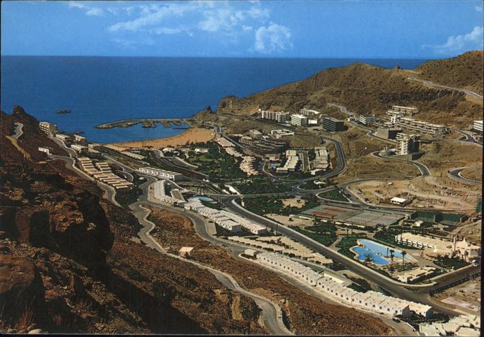 Puerto Rico Gran Canaria Vista parcial Playa Puerto