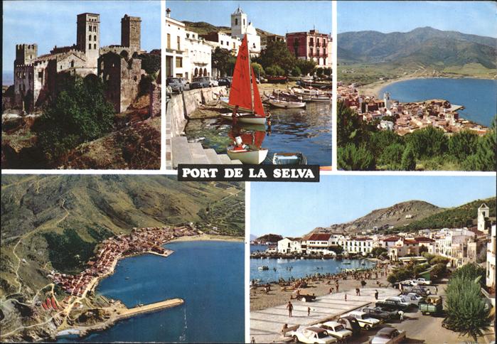 Port de la Selva Monestir Puerto Vista panoramica vista aerea Playa