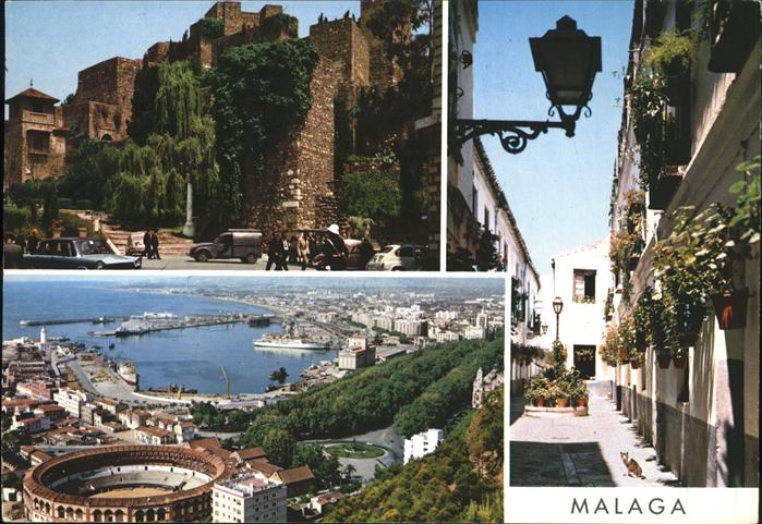 Malaga Andalucia Bellezas de la Ciudad Alcazaba Plaza de Toros Puerto Barco Hafe