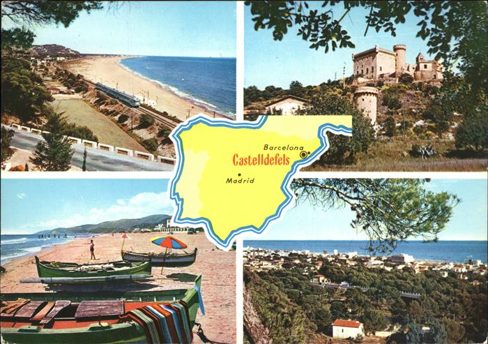 Castelldefels Vistas parciales Playa Castillo