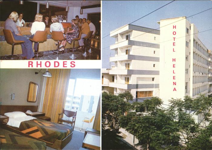Rhodes Rhodos Greece Hotel Helena