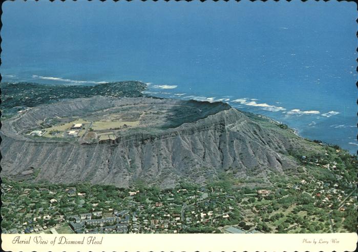 Honolulu Aerial View of Diamond Head