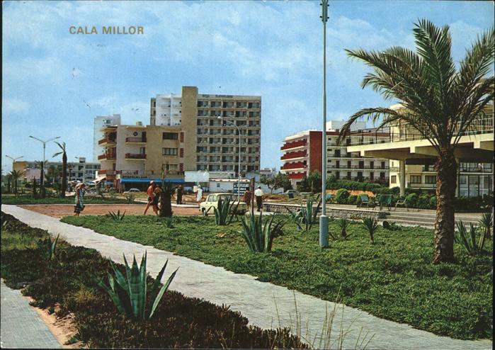 Cala Millor Mallorca Teilansicht Promenade