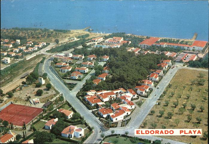 Cambrils Vista aerea Playa Tennis