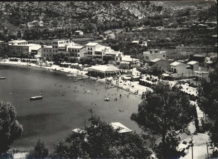 Soller Mallorca Vista parcial de la playa Strand