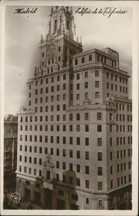 Madrid Spain Edificio de la Telefonica