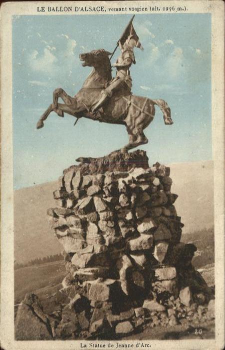 Ballon d Alsace Statue Jeanne d Arc