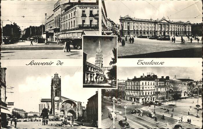 Toulouse Haute-Garonne Allees Roosevelt Place du Capitole Cath