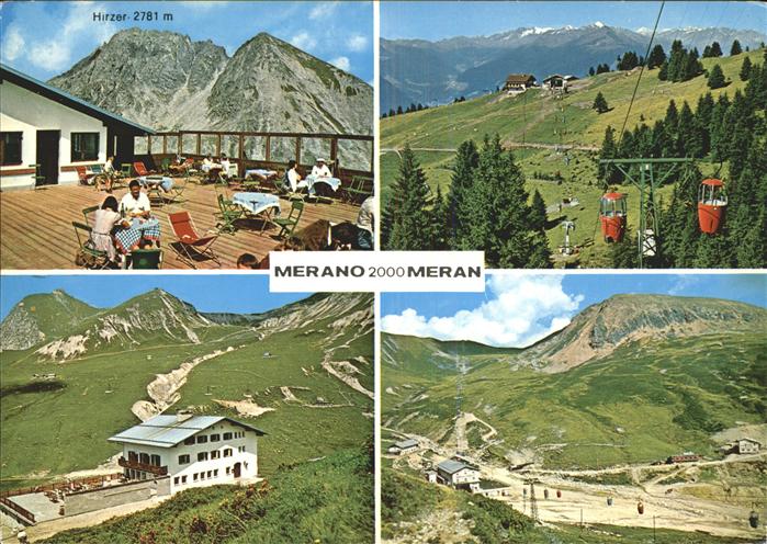 Merano Meran Seilbahn Meran Hirzer