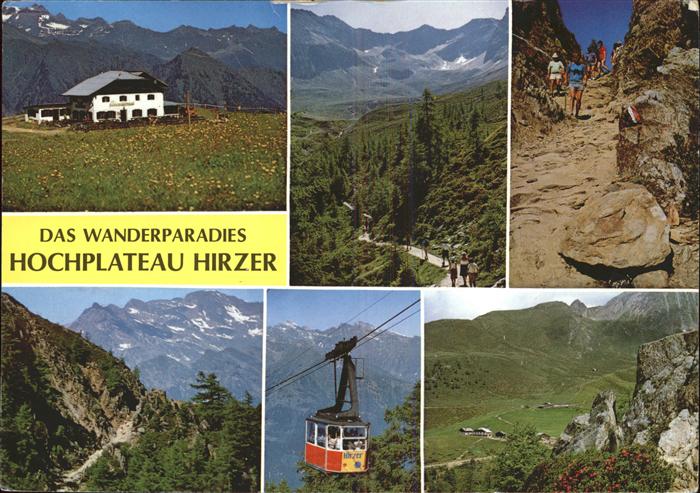Suedtirol Hirzer Hochplateau Seilbahn