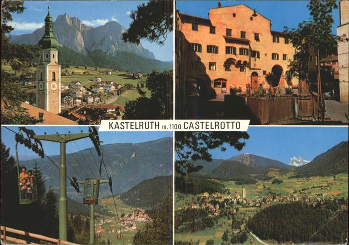 Kastelruth Suedtirol Castelrotto Seilbahn
