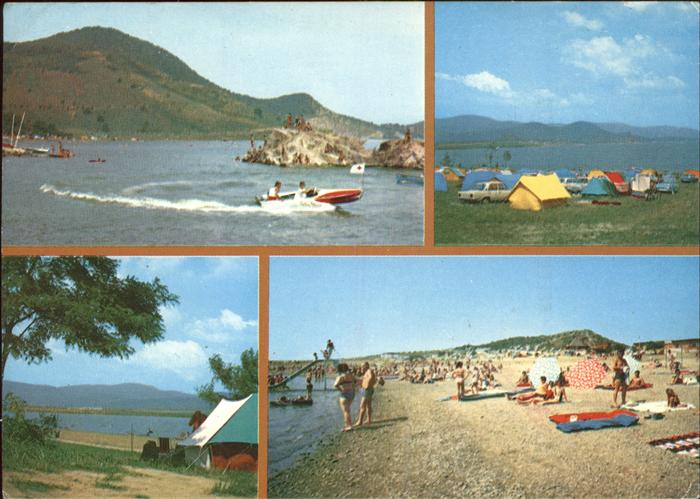 Tschechische Republik Zemplinska Sirava Zeltplatz See