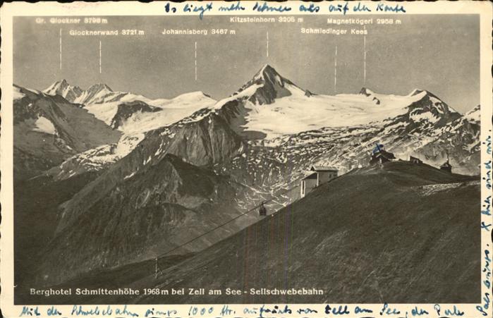 Zell See Seilschwebebahn Schmiedinger Kees