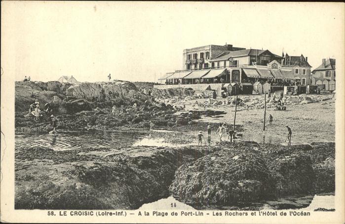 Le Croisic Plage Port Lin Les rochers Hotel Ocean