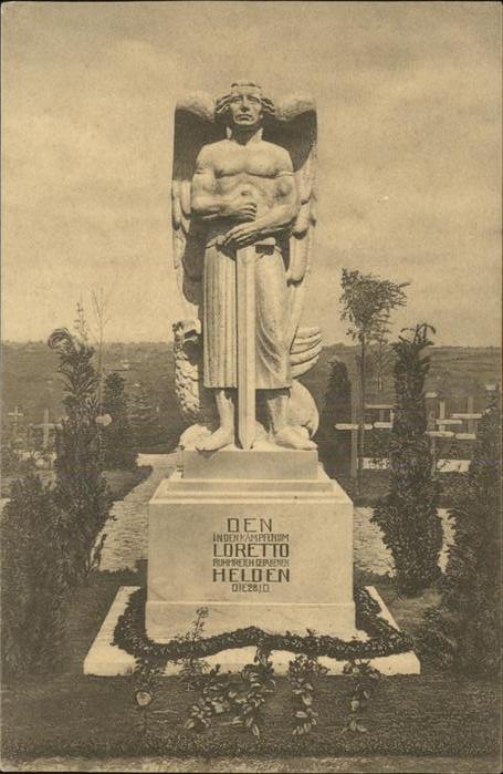 Lens Pas-de-Calais Loretto-Denkmal Korpsfriedhof Feldpost